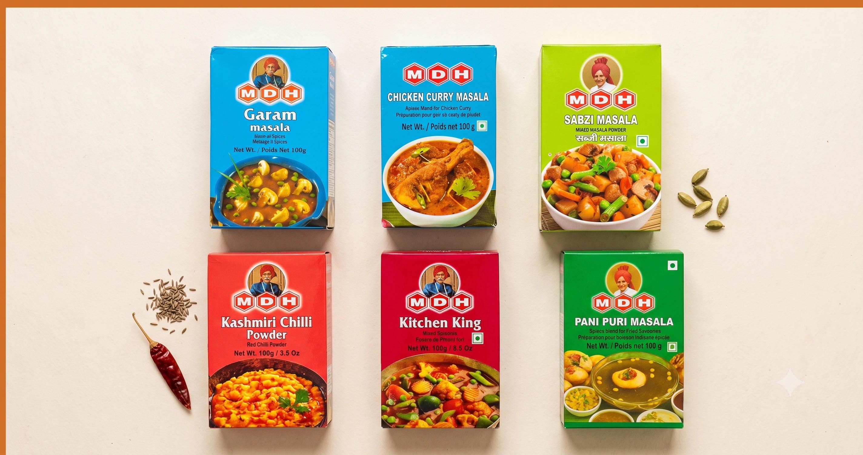 MDH masala: the face on every packet