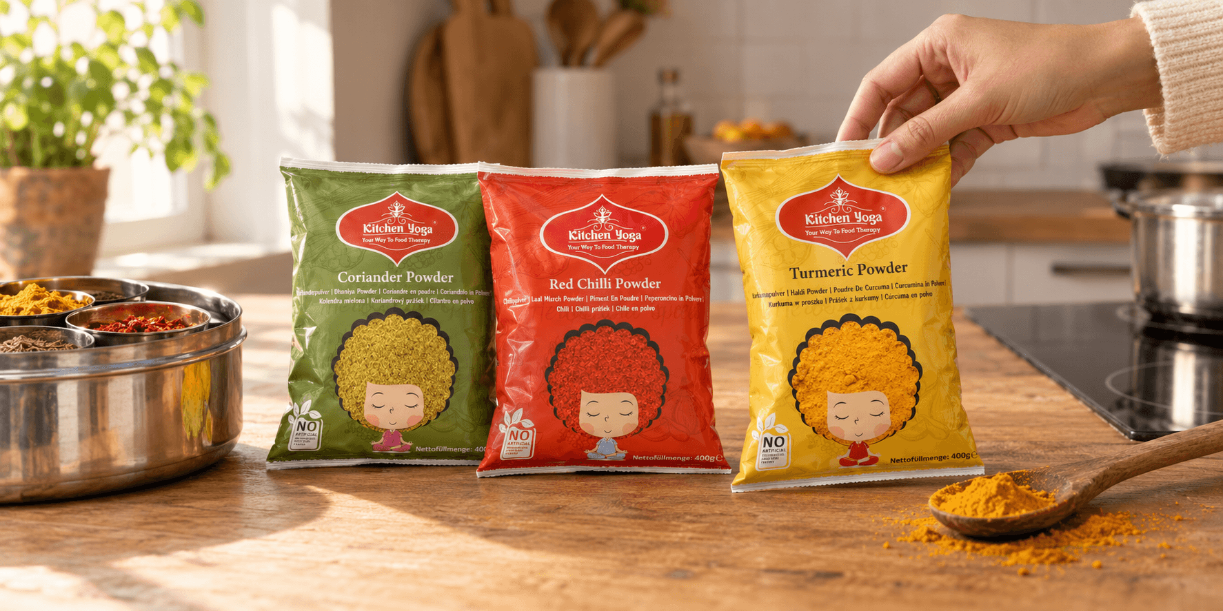 Kitchen Yoga: Indian spices from Stuttgart