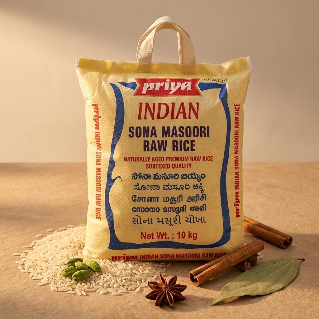 SONA MASOORI RICE - 10KG