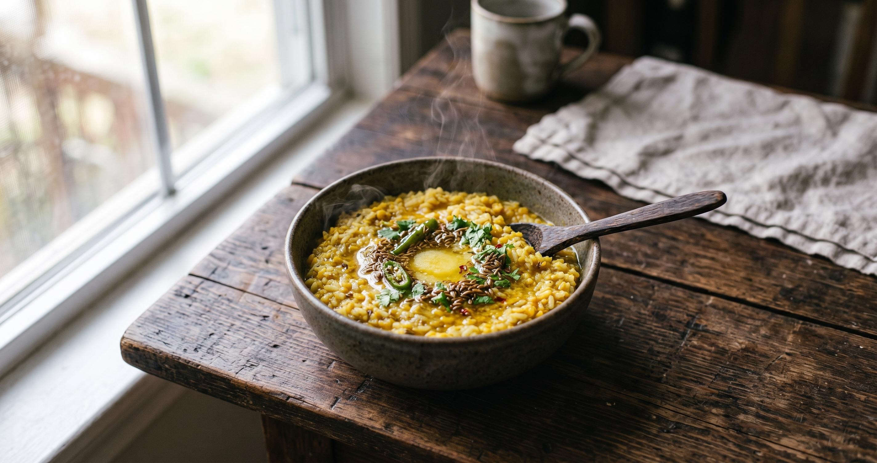 Moong Dal Khichdi: Comforting Indian Rice & Lentils