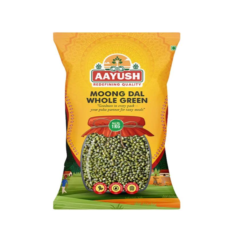 MOONG WHOLE GREEN - 1KG