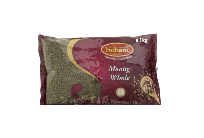 MOONG WHOLE GREEN - 1KG