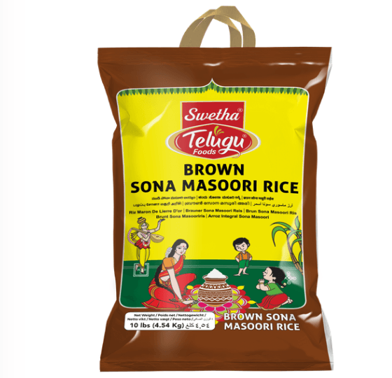 BROWN SONA MASOORI RICE 5KG