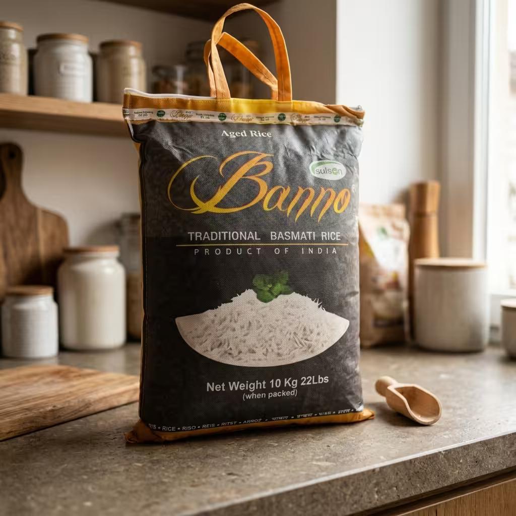 AGED BASMATI RICE 10KG (BLACK)