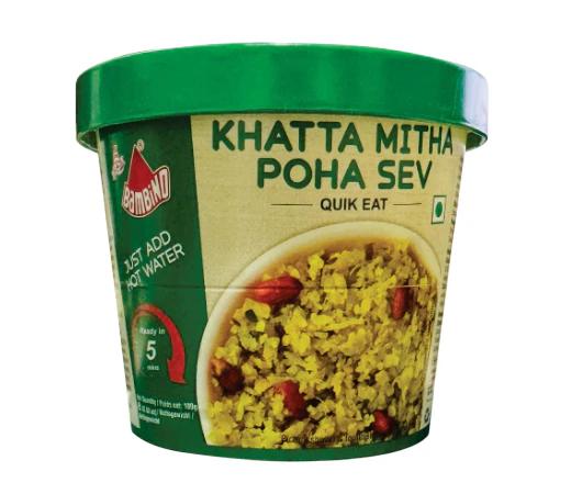QUICK EAT KHATTA MEETHA POHA SEV