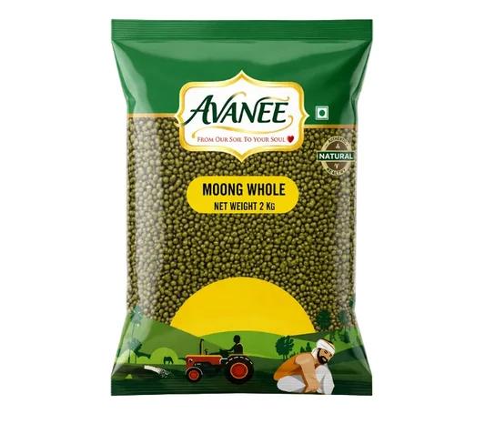 MOONG WHOLE GREEN 2KG