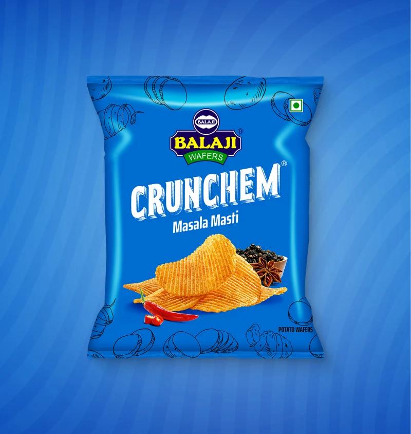 CRUNCHEM MASALA MASTI POTATO CHIPS 150G